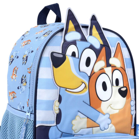 Mochila Infantil Bluey 30cm Estampa Original Escolar Azul