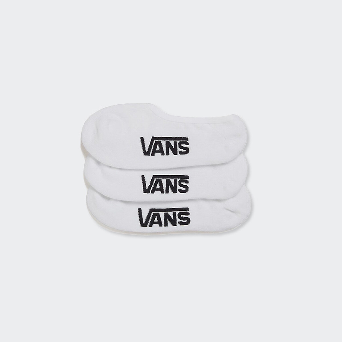 Medias Vans Classic No Show 3 Pares - Blanco 