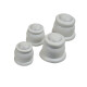 Barrote cortina metal EuroClassic DUO 2,5m + 3 soportes BLANCO