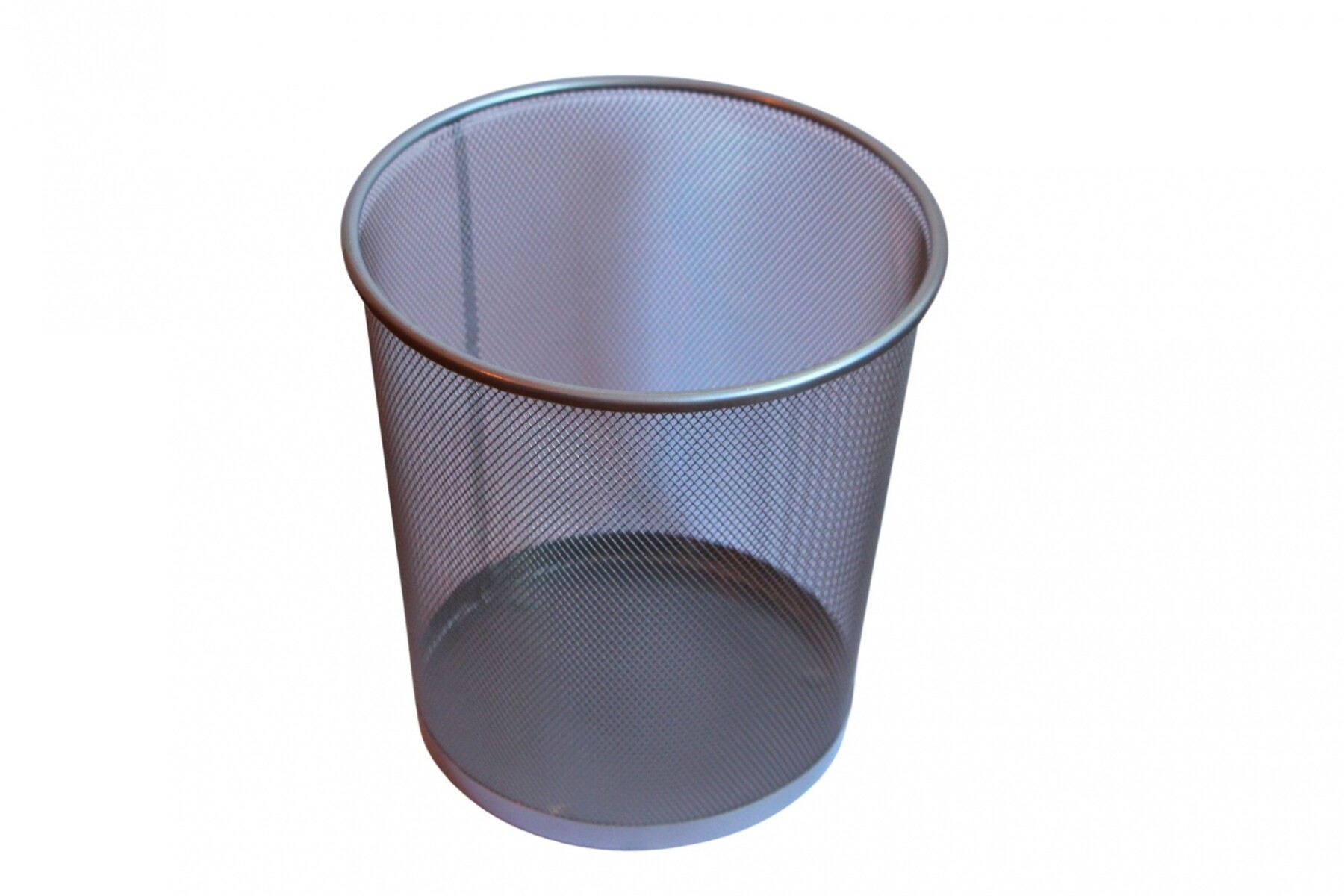 PAPELERA ALAMBRE - COLOR GRIS 