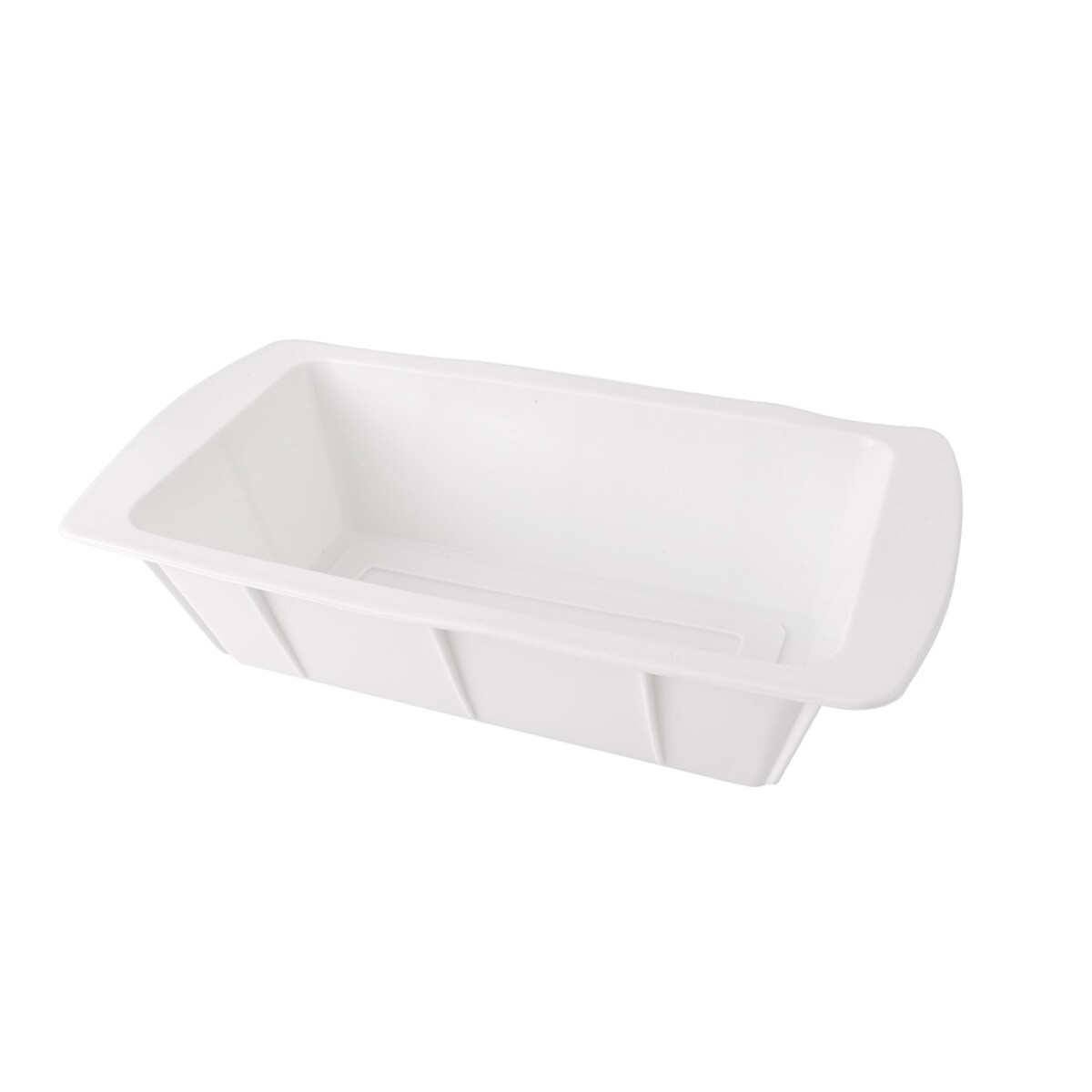 BUDINERA RECTANGULAR SILICONA 25X13X5CM BLANCO 