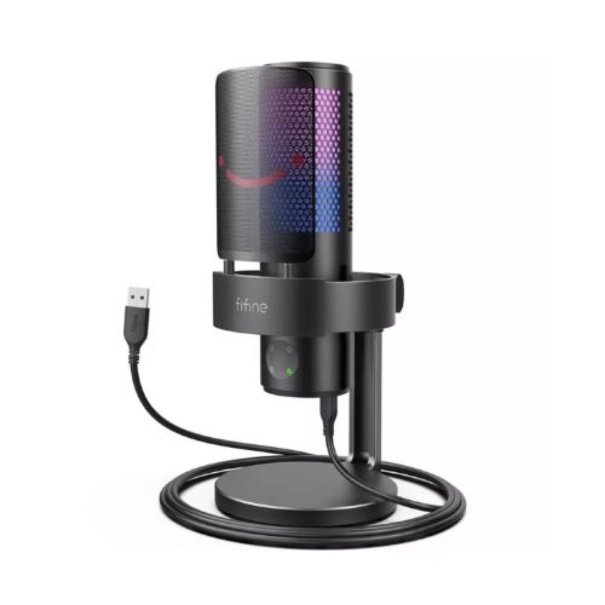 Micrófono Fifine A9 RGB USB - Negro 