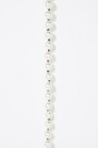 COLLAR LOGO CANDY PERLAS Y COR Blanco