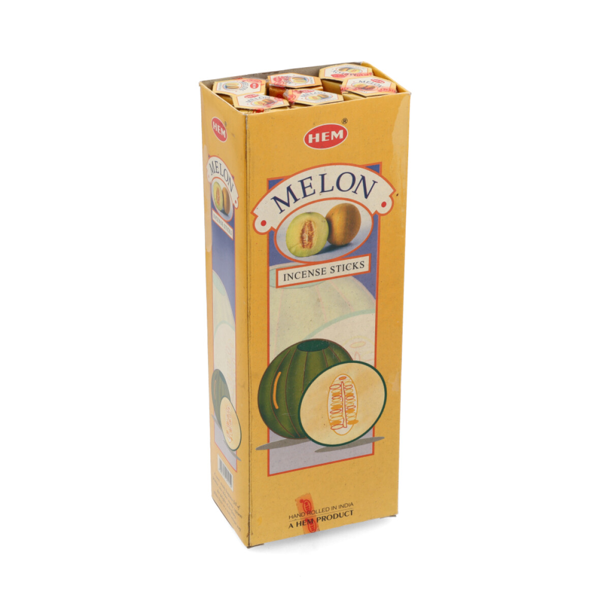 INCIENSO HEM CAJA HEXAGONAL X6 - Melón 