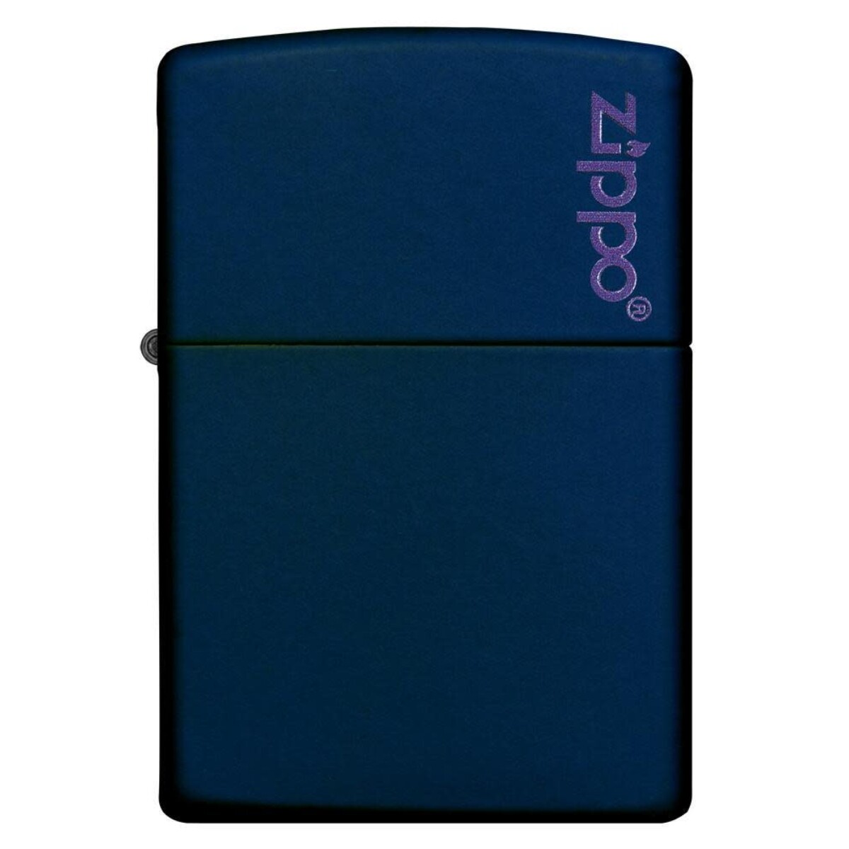 Encendedor Zippo Classic navy mate con logo - 239ZL 