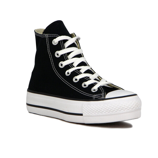 Converse Ch.tay.all Star Platform Hi Negro