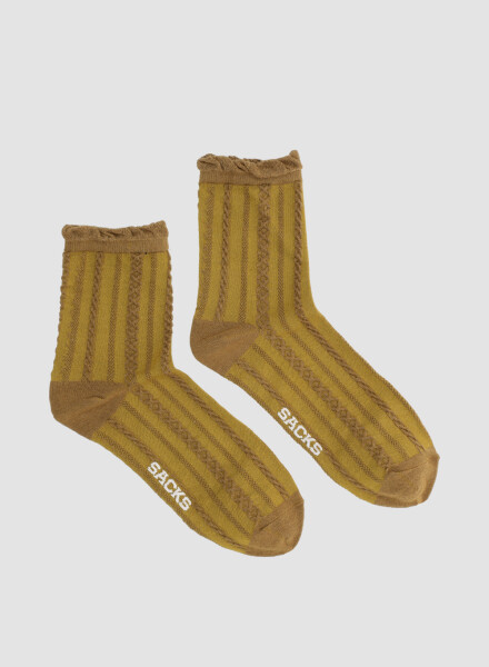 Medias de dama josefa Marron