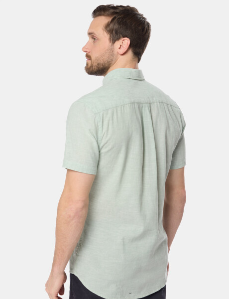 CAMISA DE LINO Verde