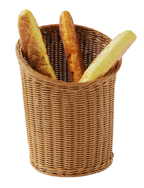 CESTO BAGUETTE MARRON SUNNEX. D32/B26/28/42CM CESTO BAGUETTE MARRON SUNNEX. D32/B26/28/42CM