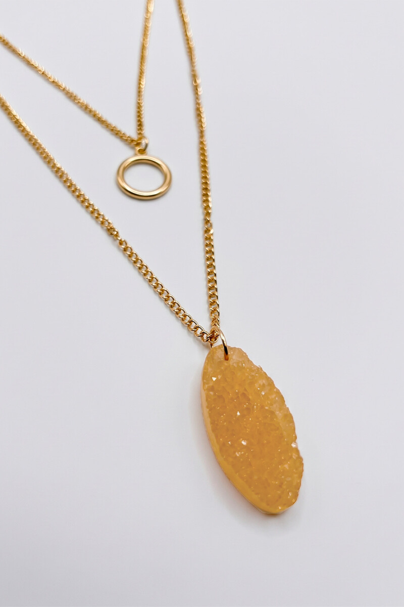 COLGANTE ARO PIEDRA ORO
