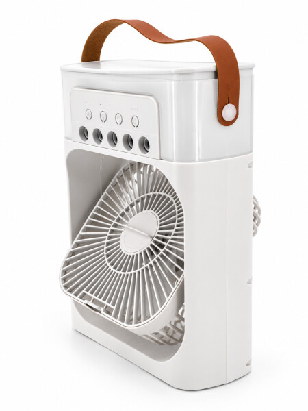 VENTILADOR REFRIGERANTE CON ATOMIZADOR BLANCO (V)