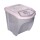 Contenedor para ración de mascotas apilable de plástico Plasutil 10kg Cloud red