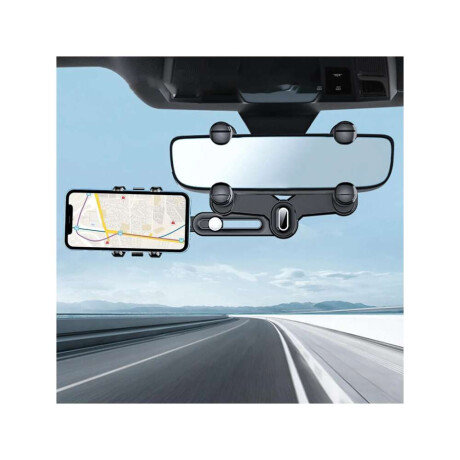 Soporte Para Celular Para Espejo Retrovisor (barra Plegable)
