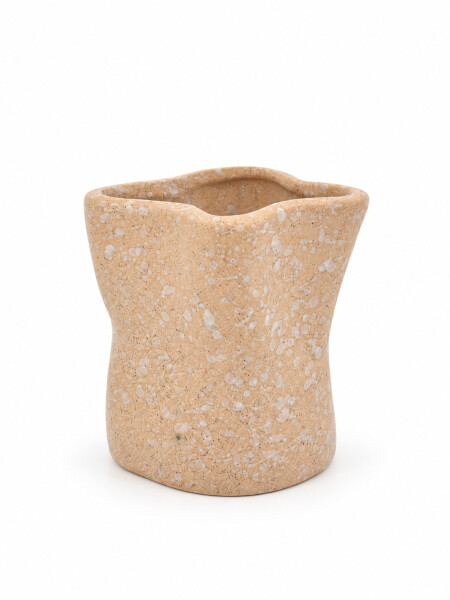 JARRON ABSTRACTO BEIGE