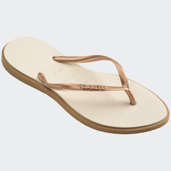 Ojotas Havaianas Slim Point Beige