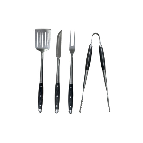 Set Para Parrilla 4 Piezas Linea Hudson Asador Set Para Parrilla 4 Piezas Linea Hudson Asador