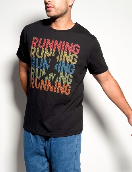 Remera estampada Ilian Negro