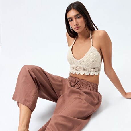 PANTALON FINNIAN Marron