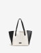 Shopper Shopper Con Doble Asa Corta De Hombro - Combinacion Bicolor