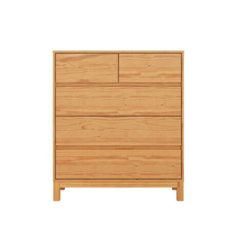 Comoda 5 Cajones Madera Maciza Square