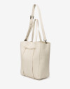Shopper Shopper Con Bolso - Blanco Crudo