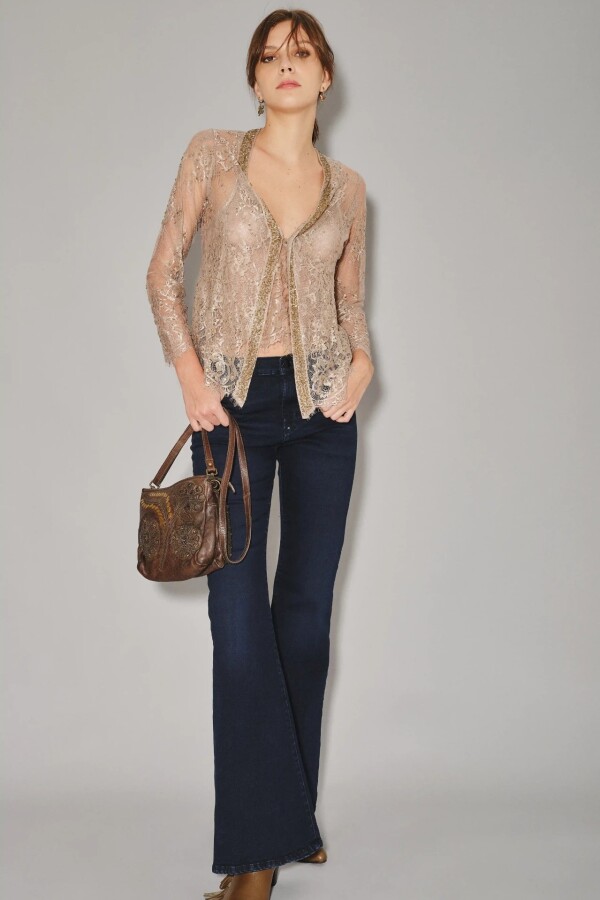 Jean Janis Blue Black Azul