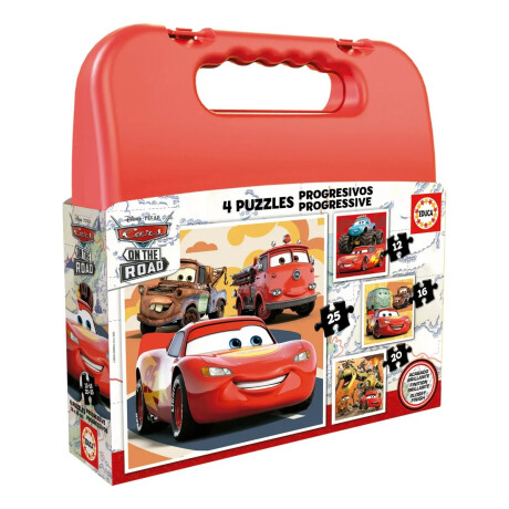 Puzzle Valija Cars 4 En 1 Educa Puzzle Valija Cars 4 En 1 Educa