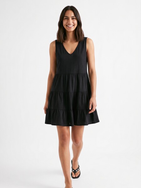VESTIDO CURRY NEGRO.