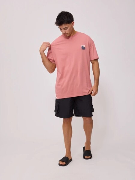 T-SHIRT RUSTY VERTUNA ROSADO