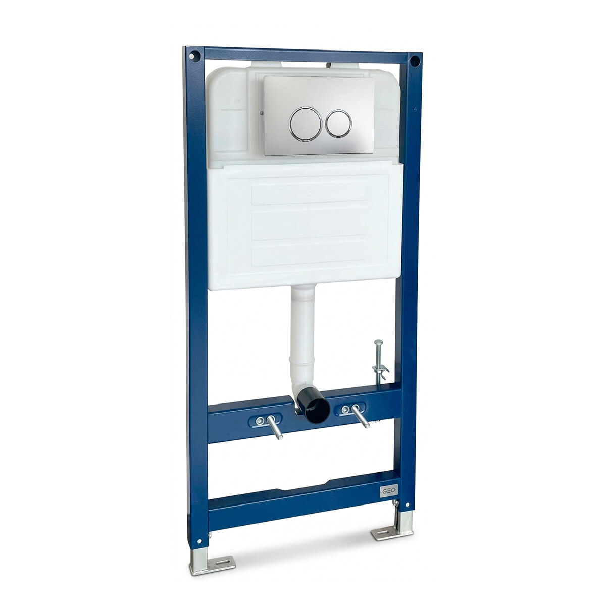 Tanque De Agua Para Inodoro + Panel (abs) Plateado 