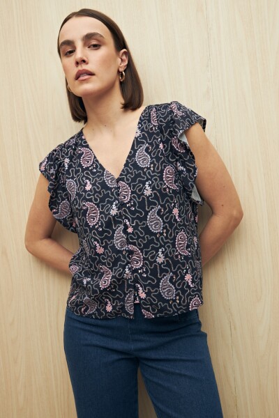 CAMISA MIRAVALLES Azul Marino