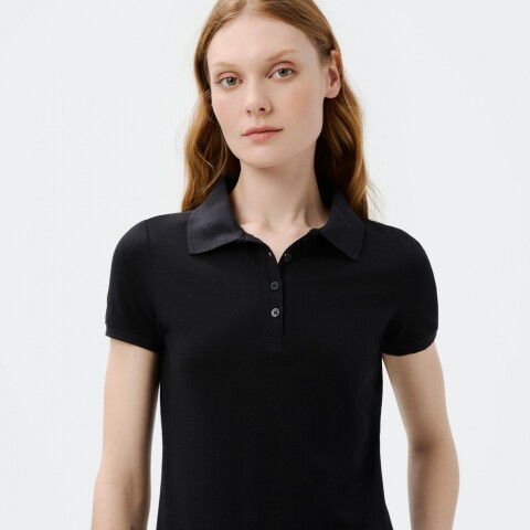 CAMISA POLO MM FEM PRETO ESCURO
