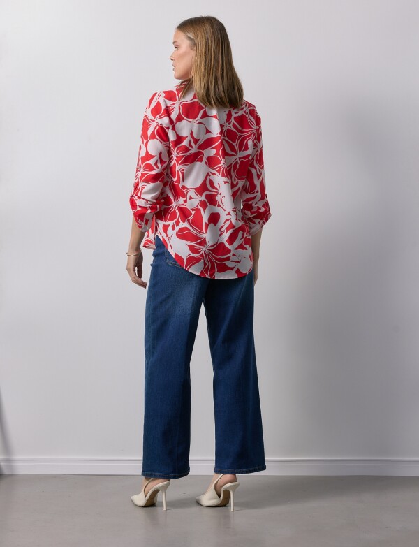 Blusa Printed ROJO/MULTI