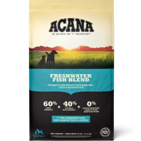 ACANA Dog Freshwater fish Recipe 25LB Acana Dog Freshwater Fish Recipe 25lb