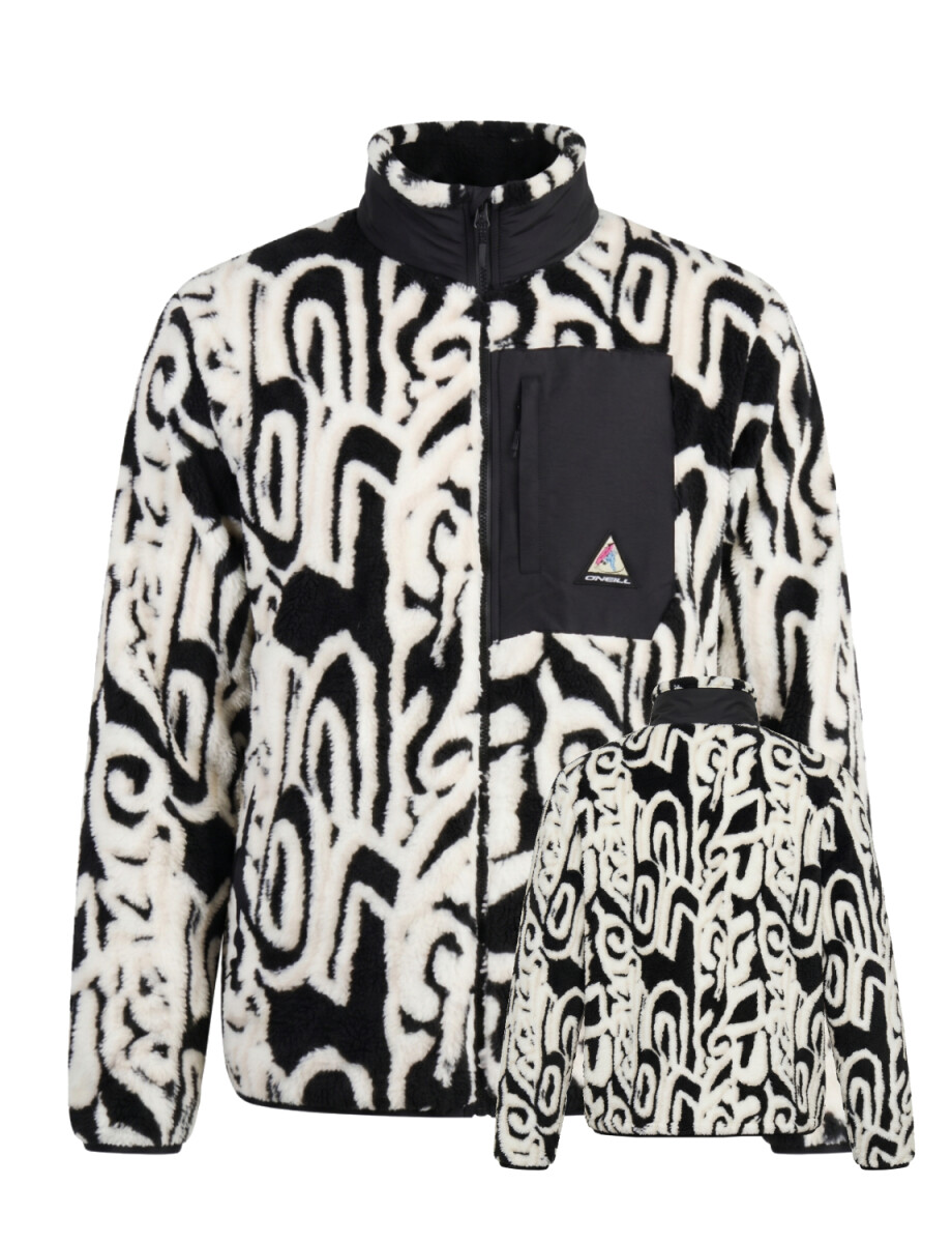 Campera O'Neill California Neo-Vintage - Blanco/Negro 
