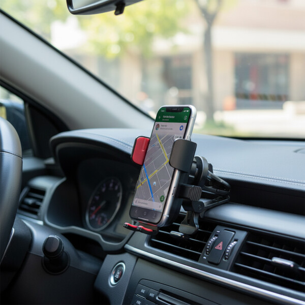 Soporte Celular Auto Universal 360 Ajustable Miccell Color Negro