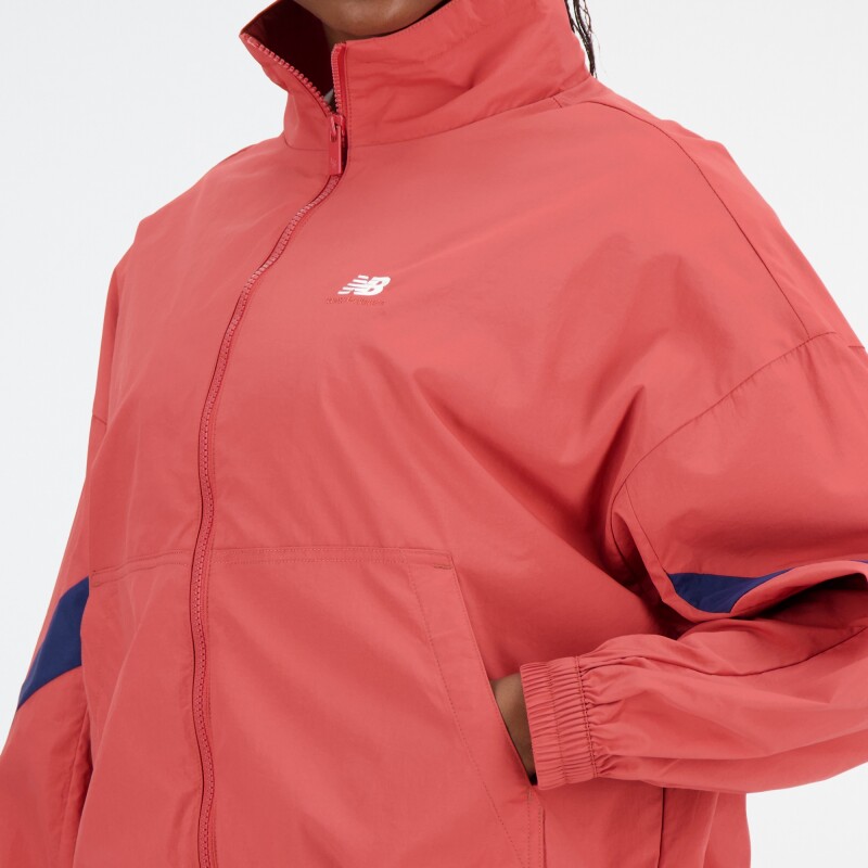 Campera New Balance de dama - WJ31500ASU RED
