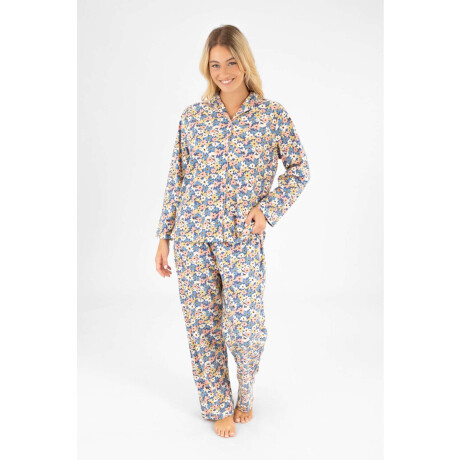 Pijama poppy flannel Marfil