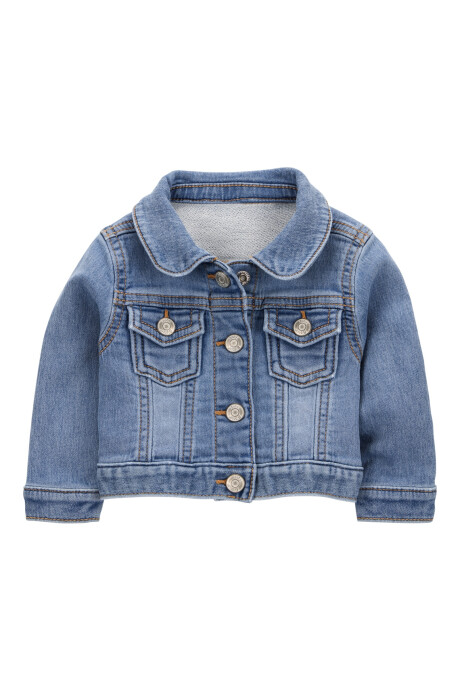 Campera jean clásica Sin color