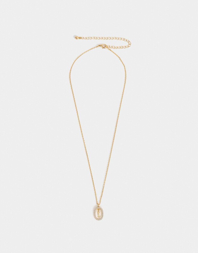 Cadena Corta con Dije Premium Gold Cortos - Dorado