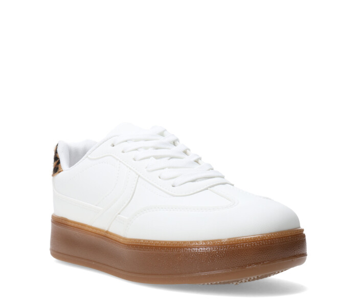 Deportivo PUPEF con suela caramelo White