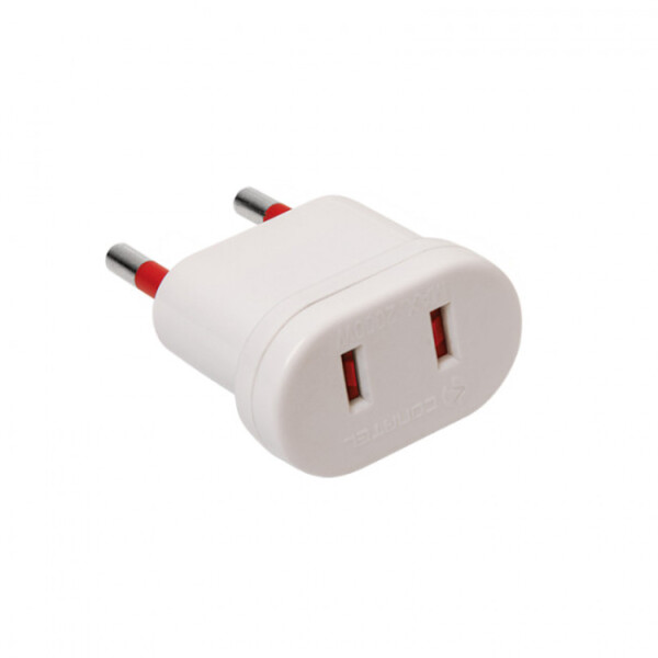Ficha Adaptador Pase Americano Blanco Contactum Conatel Ficha Adaptador Pase Americano Blanco Contactum Conatel
