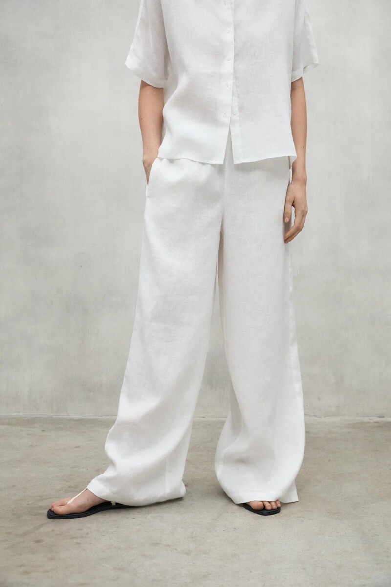 PANTALON MOSSI Blanco