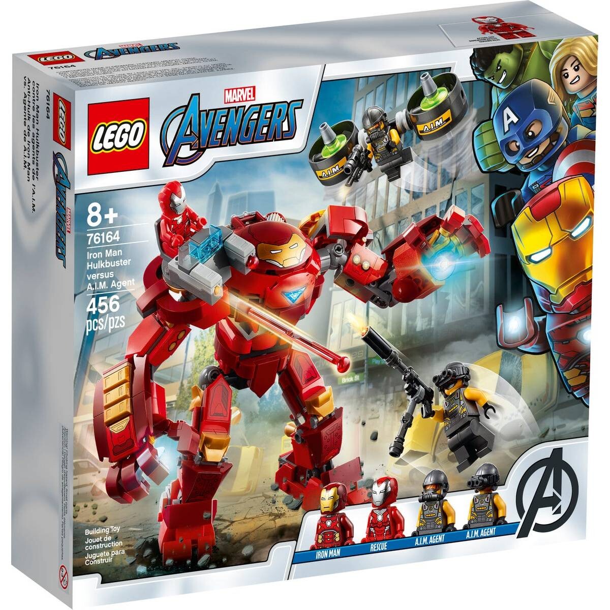 LEGO Avengers: Hulkbuster de Iron Man vs. Agente de A.I.M. 