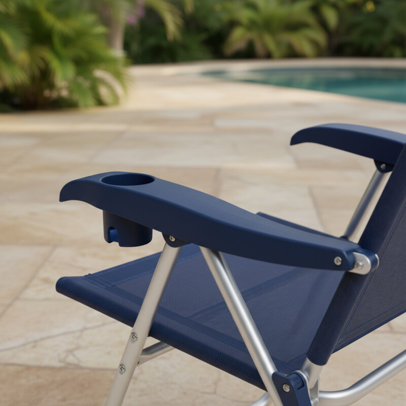 Silla Camping Boreal Aluminio Mor Azul Marino Silla Camping Boreal Aluminio Mor Azul Marino