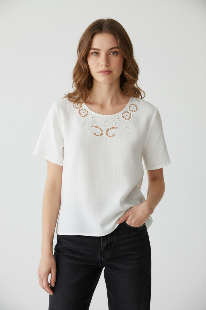 Blusa Joue - Blanco 