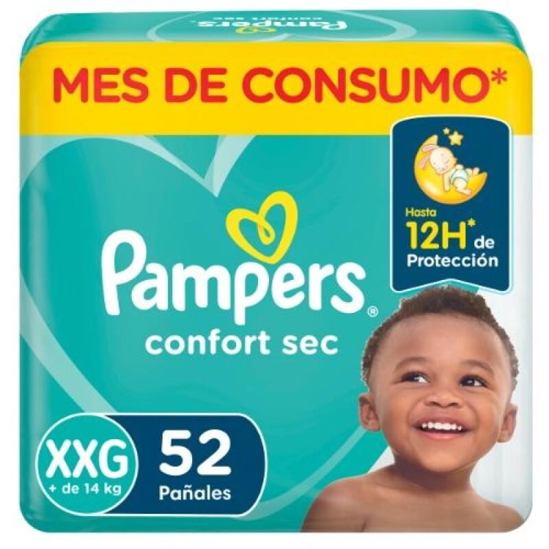 Pañales Pampers Confort Sec XXG 56 unidades Pañales Pampers Confort Sec XXG 56 unidades