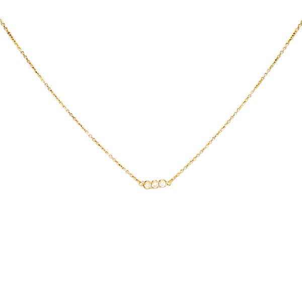 Conjunto Trilogy-Oro bajo-Piedra Zirconia-CJ8019 Conpiedra