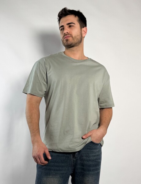 Remera oversize con estampa con relieve Bal Verde