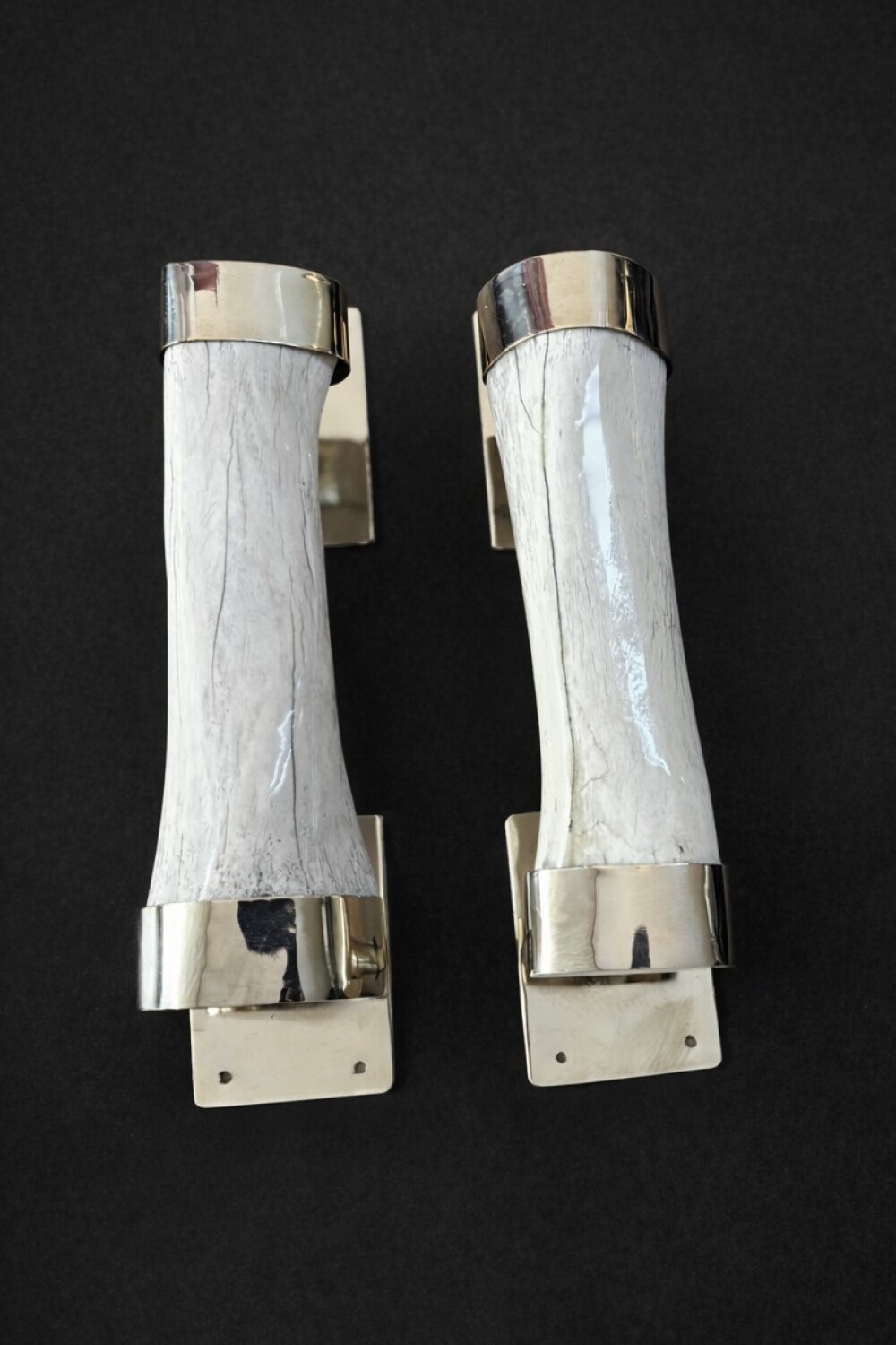 Bone Handle Oval Silver